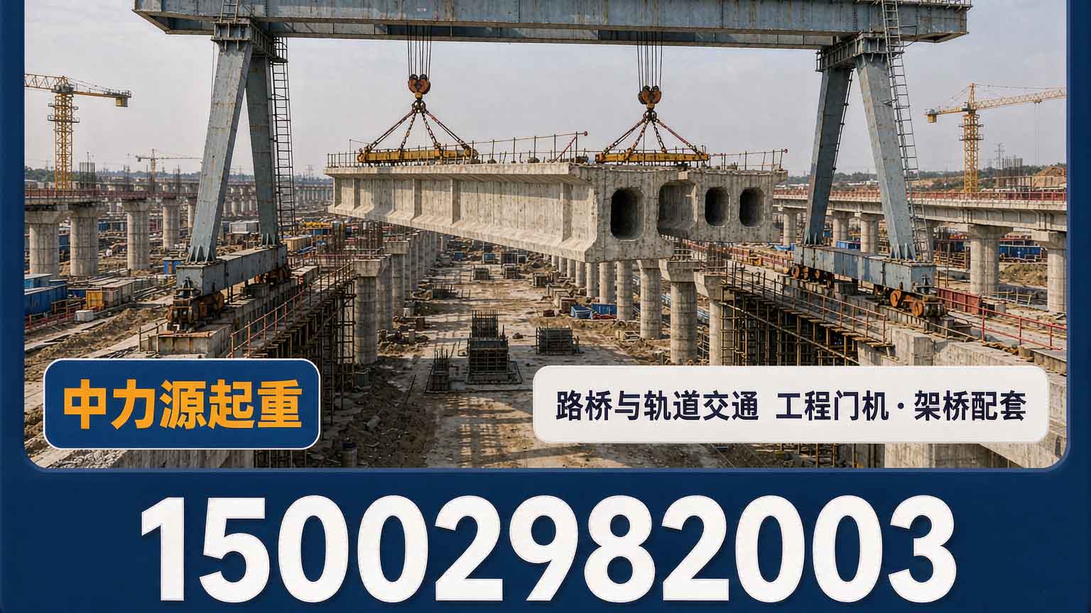 路桥与轨道交通起重方案｜工程门机·架桥机