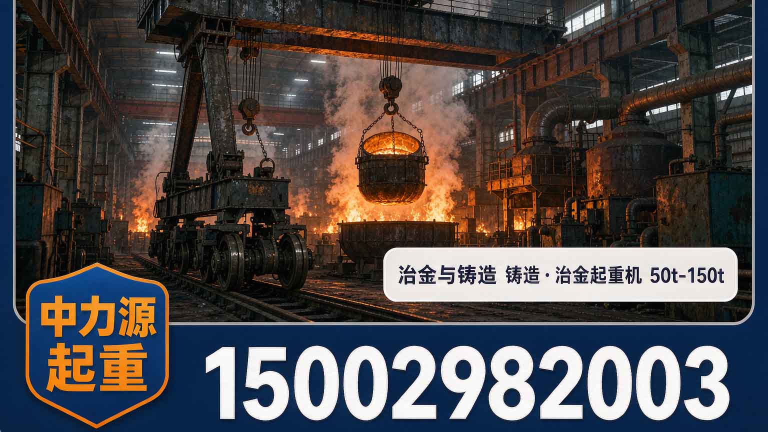 冶金铸造车间起重方案｜冶金/铸造/淬火起重机